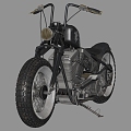 Motorcycle Realistic Car Transportation Motorcycle Motorcycle Harley Motorcycle Machinery Machine Fashion 3d model