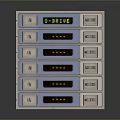 Computer Storage Device With Multiple Drive Slots And Access Indicator Lights