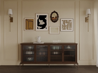 French Sideboard 3d model