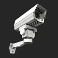 Professional Outdoor Surveillance Camera With Durable Weatherproof Housing And Mounting Bracket