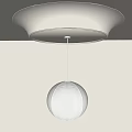 Modern chandelier spherical chandelier 3d model