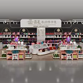 Fashion Hand Gift Specialty Store With Various Gift Items And Decorative Shelves