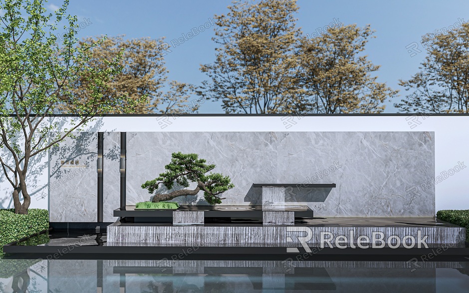 modern landscape wall landscape wall surrounding wall landscape sketch outdoor landscape wall cultural landscape wall entrance landscape wall opposite landscape wall model