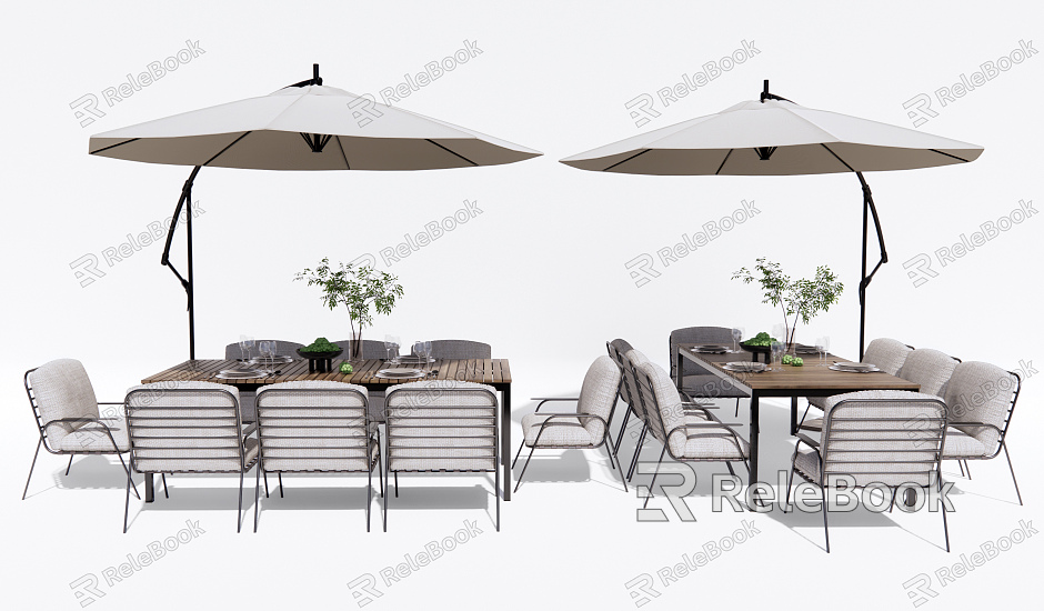 Modern Outdoor Table and Chair Outdoor Dining Table and Chair model