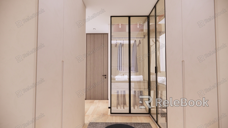 Light Luxury Home Decoration Cloakroom model