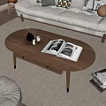 Middle Ancient Style Coffee Table 3d model