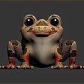 Frog Frog Frog Poison Frog Game Frog Reptile Cold Blooded Animal Reptile Reptile 3d model