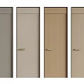 Modern Interior Swing Doors With Multiple Color Options And Sleek Design 3d model