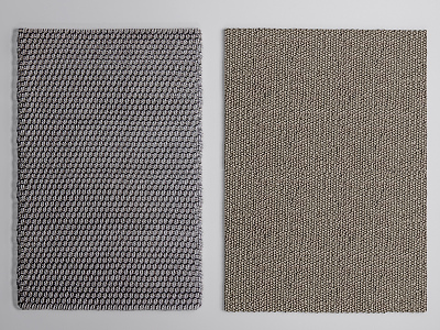 Modern Square Carpet Woven Carpet model