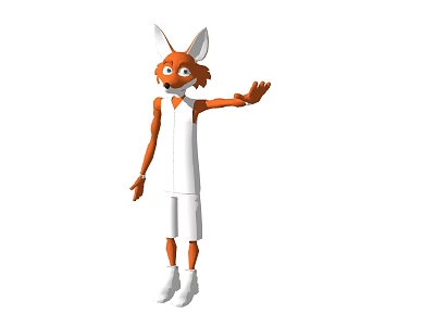 Anime Cartoon Characters 3d model Anime Cartoon Characters 3d model