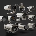 Public Facilities Surveillance Cameras With Various Dome Bullet And Mounted Designs