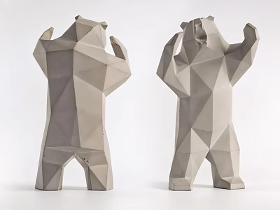 Modern art installation art ornaments 3d model