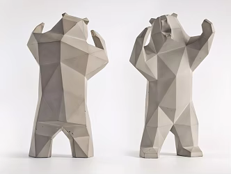 Modern art installation art ornaments 3d model