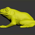 Frog Poison Frog Game Frog Reptile Cold Blooded Animal Reptile 3d model