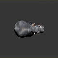 Hippo Land Animal Hippo Stone Statues Hippo Carving Hippo Ornaments Old Stone Carving Hippo Antique Stone Carving 3d model