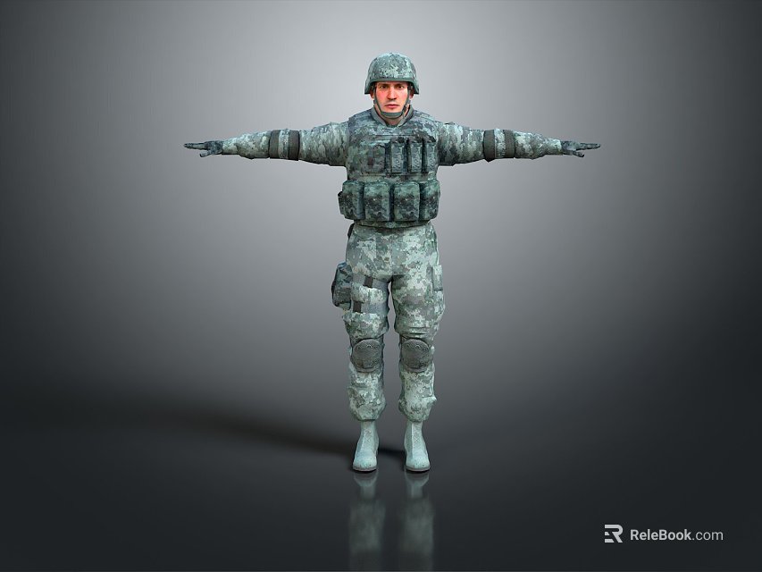 Special Forces Special Forces Special Army Special Warriors Rapid Reaction Force Soldiers Warriors 3d model