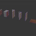 Building Construction Materials With Various Wooden Stone And Concrete Panels And Blocks