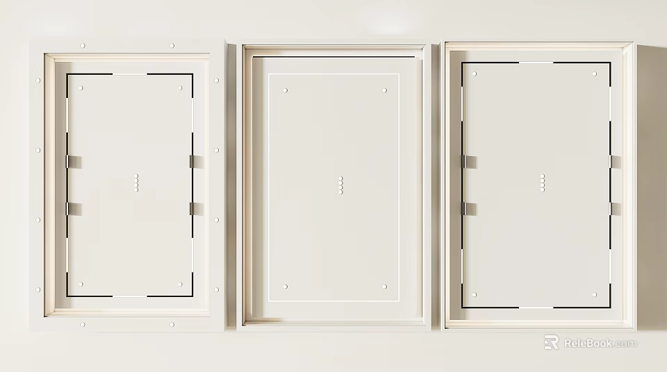 Modern Ceiling Access Panels With Various Designs 3d model 