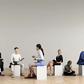 Sitting Character 3d model