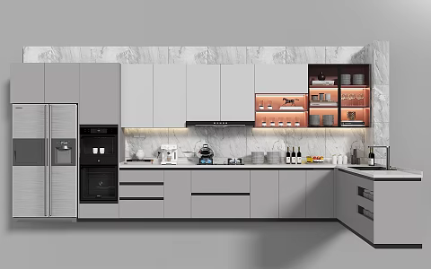 Modern Kitchenware Kitchen Supplies 3d model