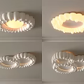 Unique Shaped Ceiling Lights With Glowing Effects