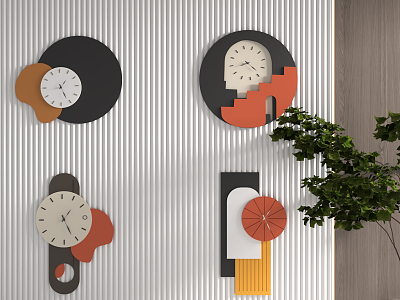 Modern clock wall decoration clock model