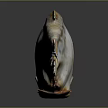 Whole Dried Fish With Golden Silver Color On Reflective Gray Surface