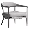 Modern Brown Leather Accent Chair With Sturdy Wooden Frame And Armrests