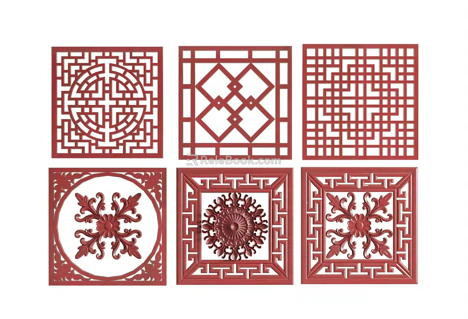 Carved Construction Combination 3d model