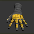 Black And Yellow Screwdrivers With Wasp Like Stripes On Shiny Black Surface