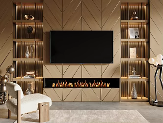 Modern TV Cabinet 3d model