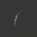 3D Rendered Realistic Striped Dinosaur Model With Prehistoric Creature Features And Reflective Surface