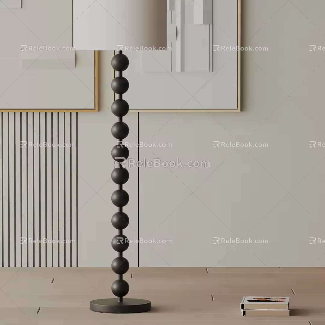 Modern floor lamp 3d model