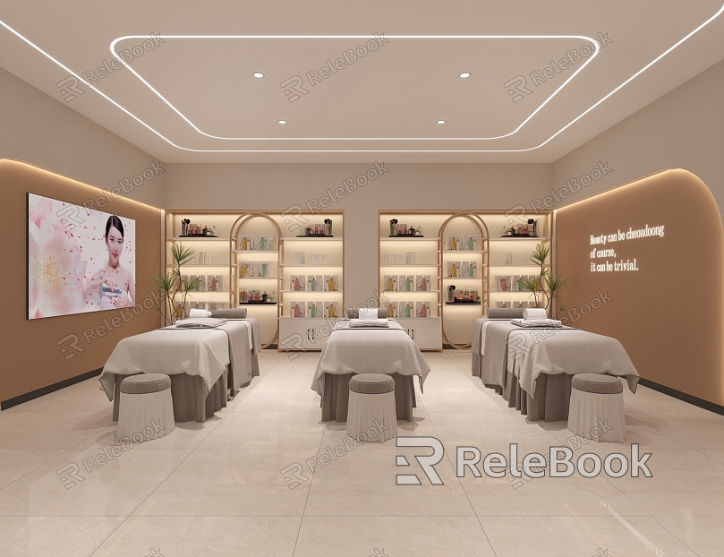 Modern Spa Beauty Shop model