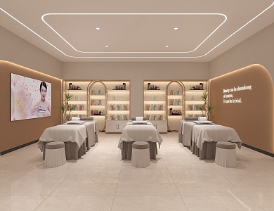 Modern Spa Beauty Shop 3d model