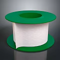 Home Essential Green Tape Roll With White Adhesive Tape For Daily Use