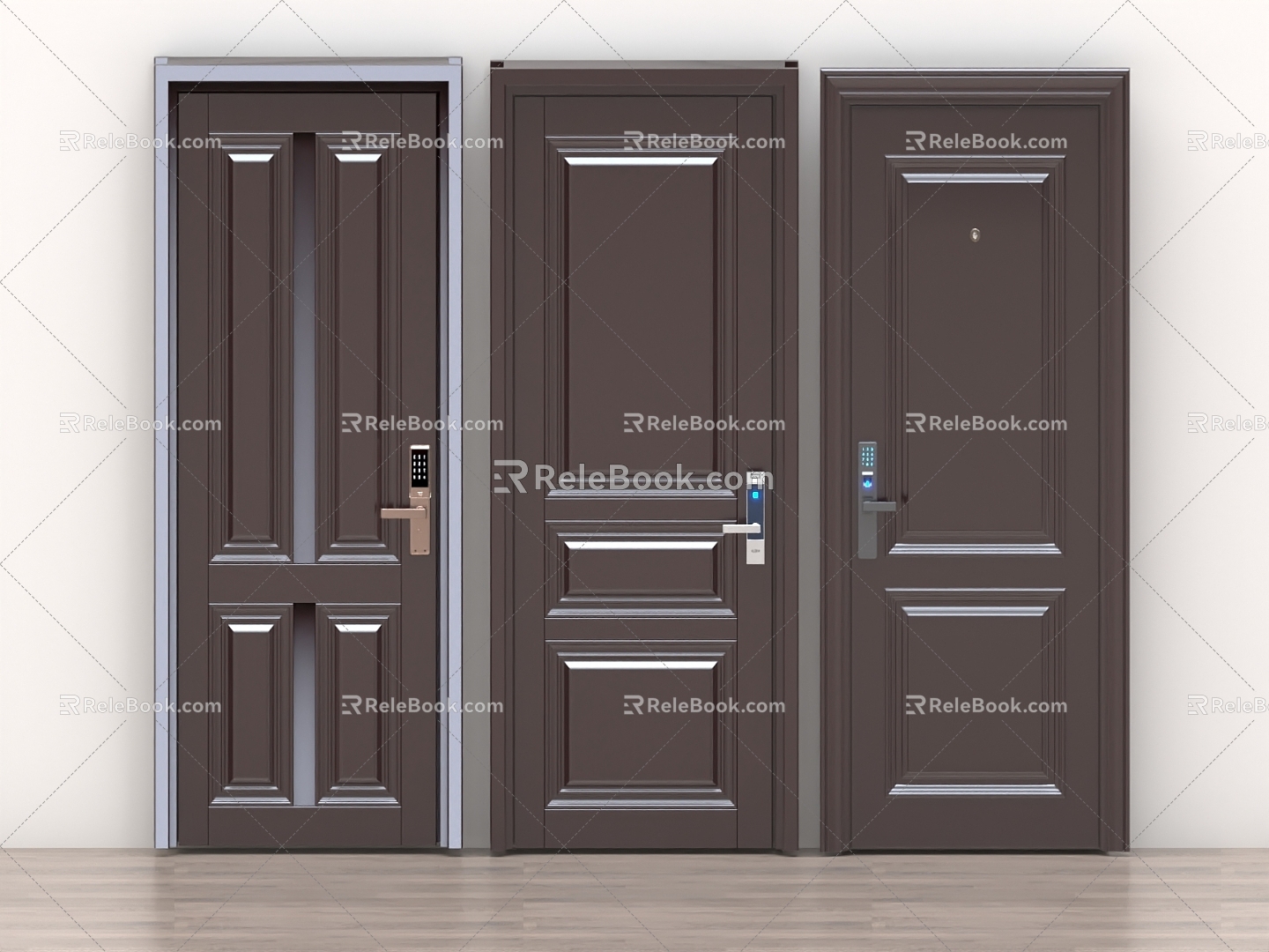 Security door Wooden door Glass door Bedroom door Conference room door sliding door Paint door Single door Double door model