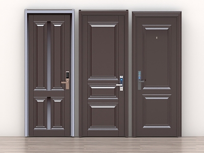 Security door Wooden door Glass door Bedroom door Conference room door sliding door Paint door Single door Double door model