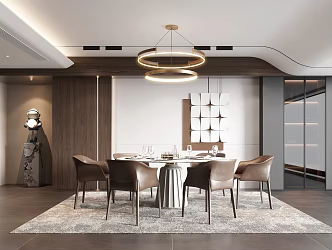 Modern Restaurant 3d model