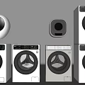 Modern Washing Machines With Various Styles Designs And Colors For Home Use