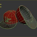 Hat cap baseball cap realistic 3d model