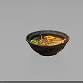Homemade Ramen Bowl With Soft Boiled Egg Chashu Pork Green Onions Nori And Red Broth