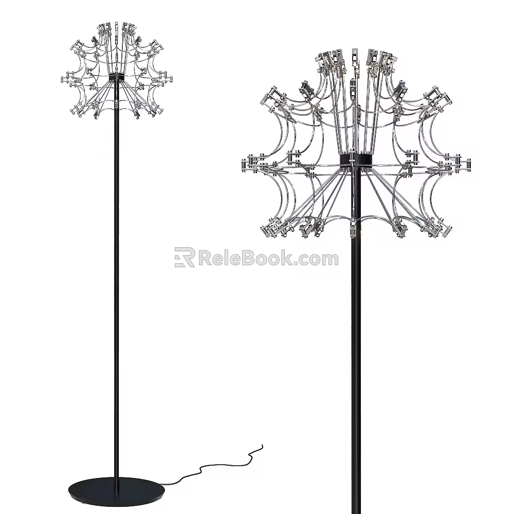 Modern floor lamp 3d model