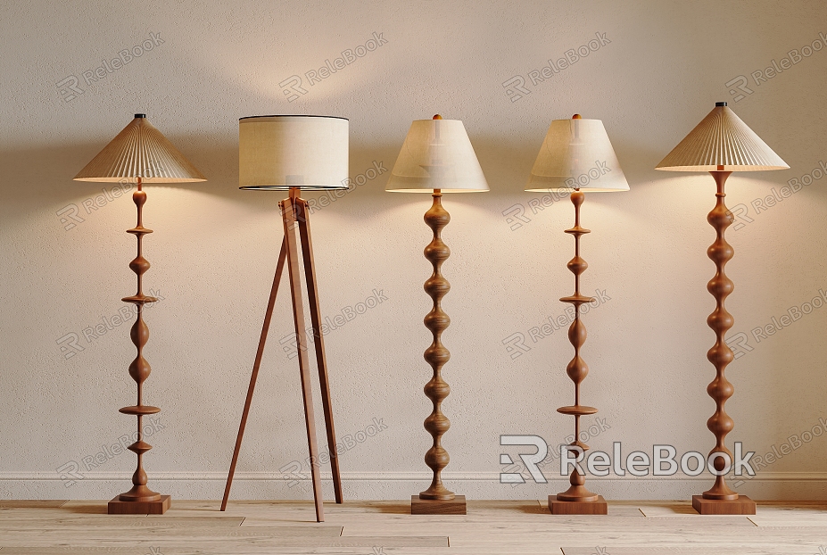 Ancient Style Floor Lamp model