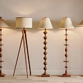 Ancient Style Floor Lamp 3d model