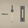 Sleek Modern Poliform Wall Sconces With Contemporary Design For Interior Wall Decor And Lighting 3d model