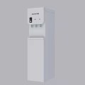 Freestanding Water Dispenser With Hot Cold Taps And Control Panel 3d model