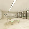 Sterile Cleanroom Environment With Bright Lighting Reflective Walls And Personnel Standing
