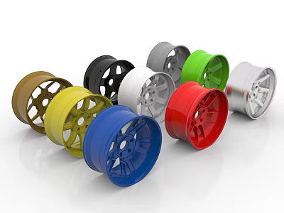 Modern wheel hub 3d model Modern wheel hub 3d model