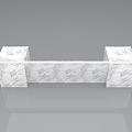 Modern White Marble Bar Counter With Sleek Design And Natural Texture